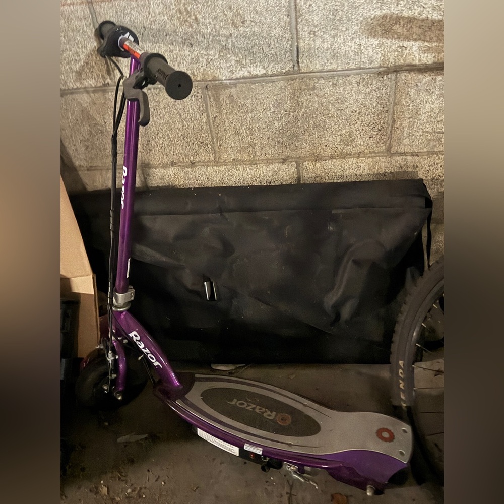Razor Scooter in Vibrant Purple and Black